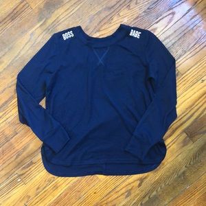 Xhilaration “Boss Babe” Sleepwear Shirt XS